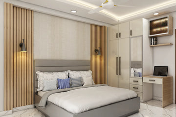 Compact Size Contemporary Style Master Bedroom